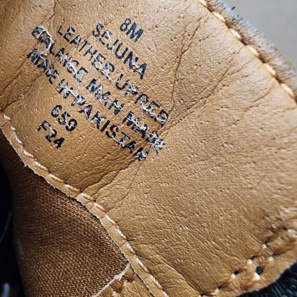 Easy Spirit Womens Eflex Juna Black Leather 8M - A021 - Picture 9 of 12